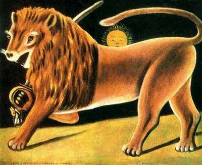 León iraní de Niko Pirosmani